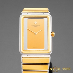 VACHERON CONSTANTIN HARMONY Ref. 71291N 18K GOLD&S.STEEL QUARTZ WITH BOX
