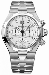 Vacheron Constantin 49150/b01a-9095 Overseas Chronograph Silver NEW Ret: $21,000