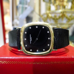 Mens Vintage VACHERON CONSTANTIN 18K Yellow Gold Diamond Dress Watch Ref: 2098
