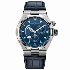 Vacheron Constantin 47450/000a-9039 Overseas Dual Time Blue Watch Ret: $17,800