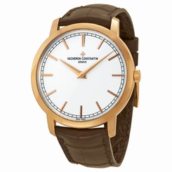 Vacheron Constantin RG Patrimony Traditionnelle Automatic Silver Dial Brown