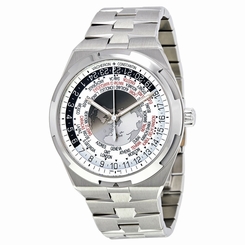 Vacheron Constantin Overseas World Time Silver Dial Mens Watch 7700V/110A-B129