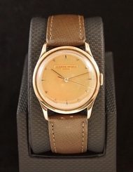 MENS VINTAGE VACHERON & CONSTANTIN CENTER SECONDS CALIBER P454/5B GUILLOCHE DIAL