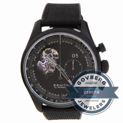 Zenith El Primero Night Vision 24.2160.4068/21.R573 Auto Ceramic Strap Watch