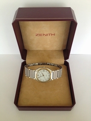 Excellent ZENITH Steel and Gold plated Swiss Unisex Quartz Watch