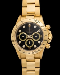 ROLEX DAYTONA 16528 ZENITH WITH DIAMOND INDEXES X SERIAL MANUFACTURED 1991
