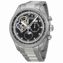 Zenith El Primero Grande Date Automatic Black Dial Stainless Steel Mens Watch