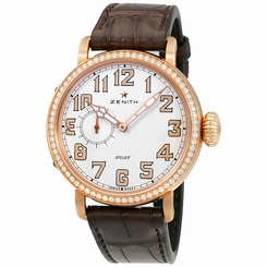 Zenith Pilot Automatic White Dial Ladies Watch 22.1930.681/31.C725