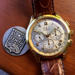 Zenith El Primero 30.0500.400 18K Yellow Gold Chronograph Automatic Wristwatch
