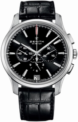 Zenith Captain Chronograph Stainless Steel Mens Watch 03.2110.400/22.C493