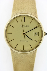 Movado Quartz �C 14KT Gold �C Unisex �C Zenith Movement �C?LIFETIME WARRANTY