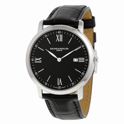 Baume and Mercier Classima Executives Black Dial  Mens Watch 10098 7613268002827