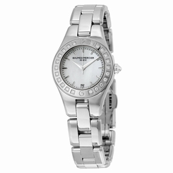 Baume et Mercier Linea Silver Dial Stainless Steel Ladies Watch MOA10078