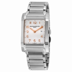 Baume and Mercier Hampton Milleis Steel Midsize Watch MOA10020 7612456708176