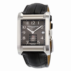 Baume and Mercier Hampton Milleis Leather Mens Watch 10027 7612456708244