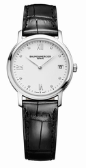 New Baume & Mercier Classima Quartz 33mm Women's Leather Watch 10146