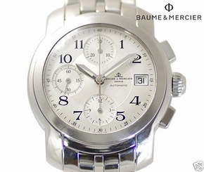 Auth BAUME&MERCIER "Capeland" Chrono MV045216 SS Automatic, Men's watch