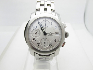 MINT BAUME & MERCIER CAPELAND CHRONOGRAPH AUTOMATIC SWISS WATCH + WARRANTY