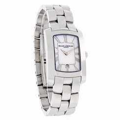 Baume & Mercier Hampton Milleis Ladies Mop Stainless Steel Swiss Watch 8746