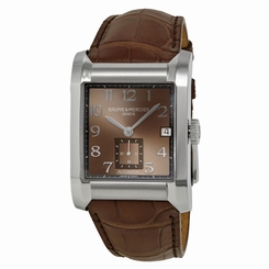 Baume and Mercier Hampton Leather Strap Mens Watch 10028 7612456708251