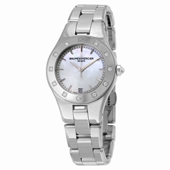 Baume and Mercier Linea Mother of Pearl Stainless Steel Ladies Watch MOA10071 7612456845727