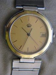 Baume & Mercier Geneve Gold Steel Jordan King Hussein Men Watch 5119.0183