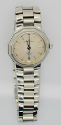 Baume & Mercier Riviera SS White Dial Date Ladies Quartz Watch