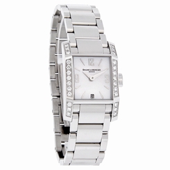 Baume & Mercier Diamant Ladies MOP Dial Diamond Swiss Quartz Watch 8666