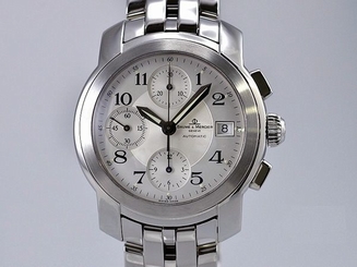 Pre-Owned BAUME & MERCIER Capeland Chronograph MV045216 Men's SS Silver AT, MD