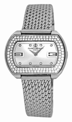 Baume & Mercier Hampton City Diamonds Bezel Steel Women Watch MOA08346 New Orig