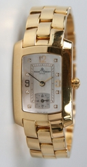 Baume & Mercier Women's Hampton Melleis 18Kt Gold Watch with Diamonds MVO45229