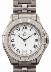BAUME & MERCIER Stainless Steel Riviera MV045042 Date 34mm Wrist Watch