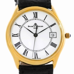 Baume Mercier Classima 14K Yellow Gold Mens Watch 95248