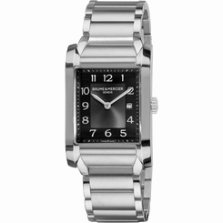 Baume-et-Mercier Hampton Men's 27mm Silver Steel Bracelet & Case Watch 10021