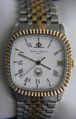 Baume & Mercier Geneve Gold/S Steel Bahrain Gift Isa Bin Salman Swiss Men Watch