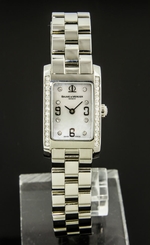Baume et Mercier,Hampton Mini Diam Quartz , Stainless Steel Analog, Dress Styles