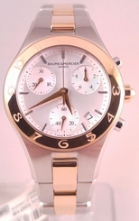 Used and Without a box Baume & Mercier Women's MOA10016 Linea Silver Dial Watch 7612456708138