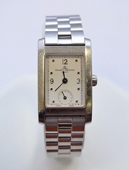 W122- Authentic Baume & Mercier Hampton Watch MV045139 stainless steel Ladies