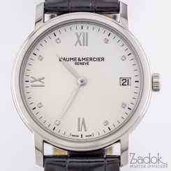 Baume & Mercier Classima Stainless Steel Quartz 33mm Ladies' Watch Date M0A10146