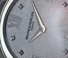 Baume & Mercier Ladies Promesse Silver Diamond Dial 30mm Elegant Watch MOA10158 7613268327517