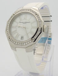 Baume & Mercier Riviera Diamond & Mother of Pearl Ladies Watch, MOAO8793, NEW