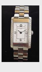 Baume & Mercier Diamand 64506Ladies watch Diamond bezel MOP S/S Retail $3999