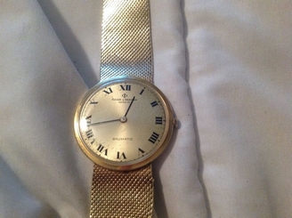 Vintage Baume Mercier 14k gold Men's Watch in working condition