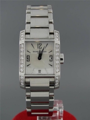Womens Baume Mercier Diamond 1 Carat Watch 8666 Swiss Quartz MSRP $5490