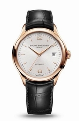 NEW Baume et Mercier Clifton Rose Gold Swiss Automatic Men's Watch 10058 7612456845529