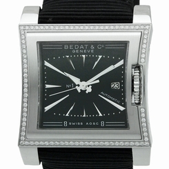 Pre-owned BEDAT & Co. 114 NO.1 Diamond Automatic Silver Dial Ladies Watch,AS