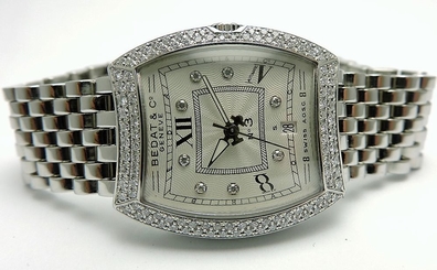  Bedat & Co Geneve No.3 Ref 314.051.109 with 2 Row Diamond Bezel & Dial S/S B&P