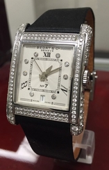 Bedat & Co. No. 7 Ladies, White Diamond Dial, Diamond Case, Ref # 728