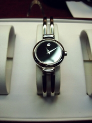 MOVADO LADIES MUSEUM WATCH - #06 314 1013 STAINLESS- JUST DOESN'T GET MUCH NICER