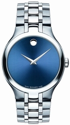 New Movado 0606369 Swiss Collection Men's Blue Dial Watch